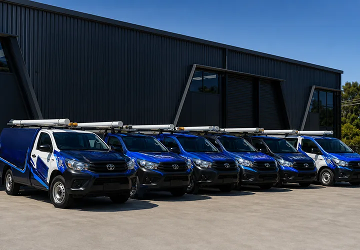 Service vans ready for Mascot callouts