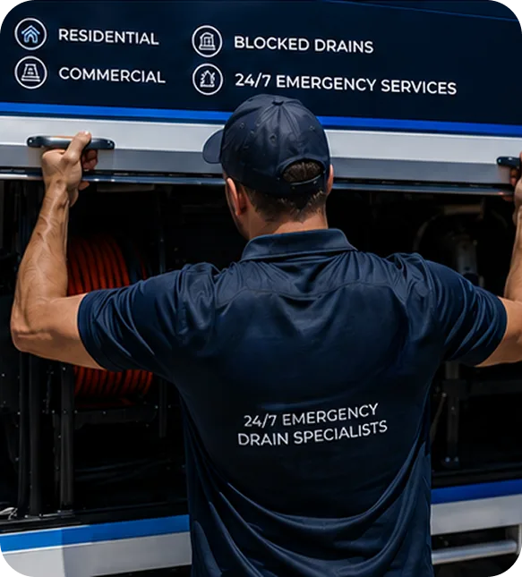 Licensed blocked drain plumber servicing a Mascot home